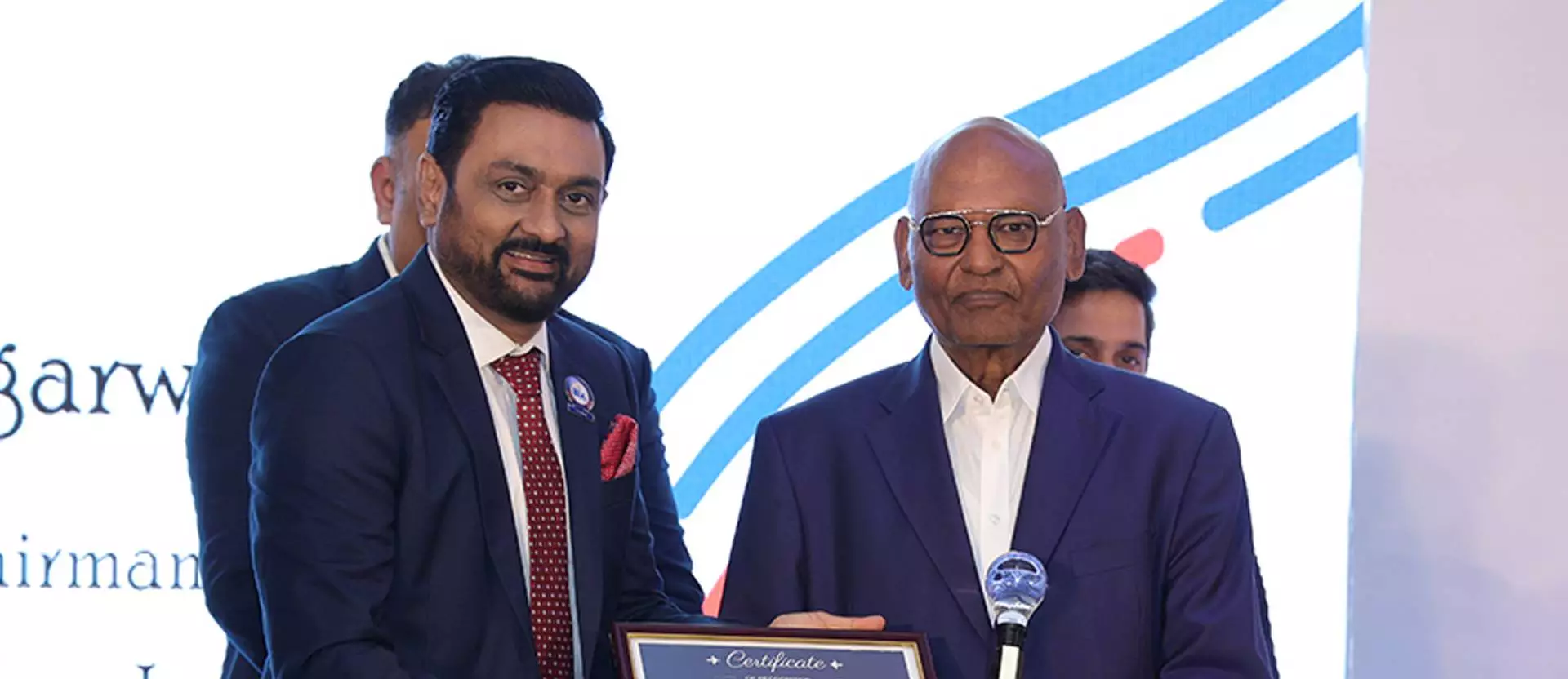 58th Installation Ceremony of Bombay Industries Association BIA where Mr. Nevil Sanghvi was inducted as the 58th President. President Mr. Nevil Sanghvi with Chief Guest Mr. Anil Agarwal